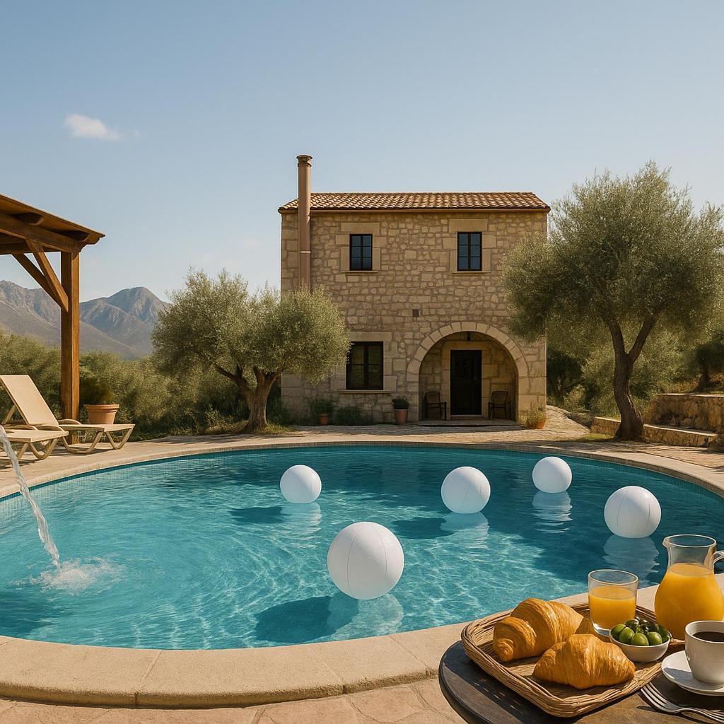Chania'S Diamond Villas - Aqua Bliss With Private Pools Gavalochori المظهر الخارجي الصورة